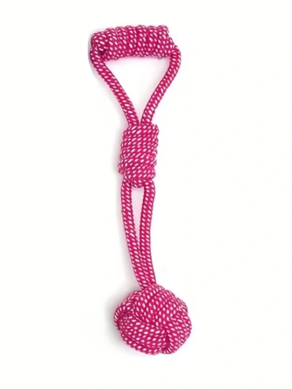 Durable Medium Rope Ball Tug Toy for Dogs -Choose Pink or Blue